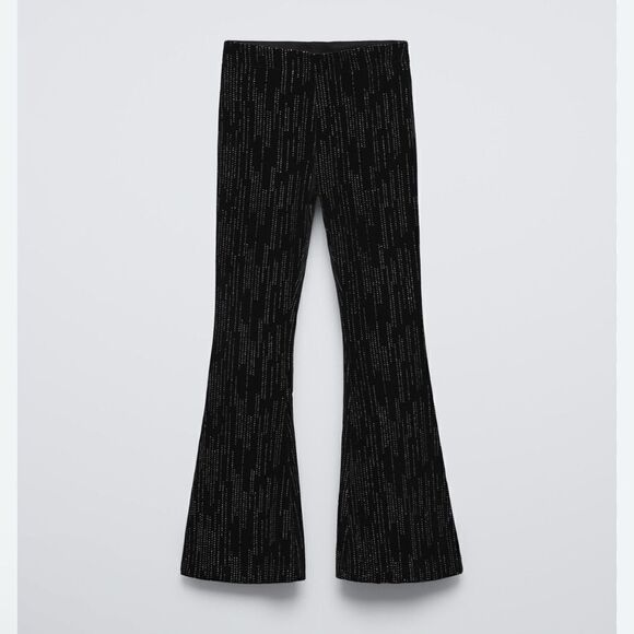 Zara Other - Zara Black Shiny Flare Stretchy Black Leggings/Pants(Size 11-12 yrs)